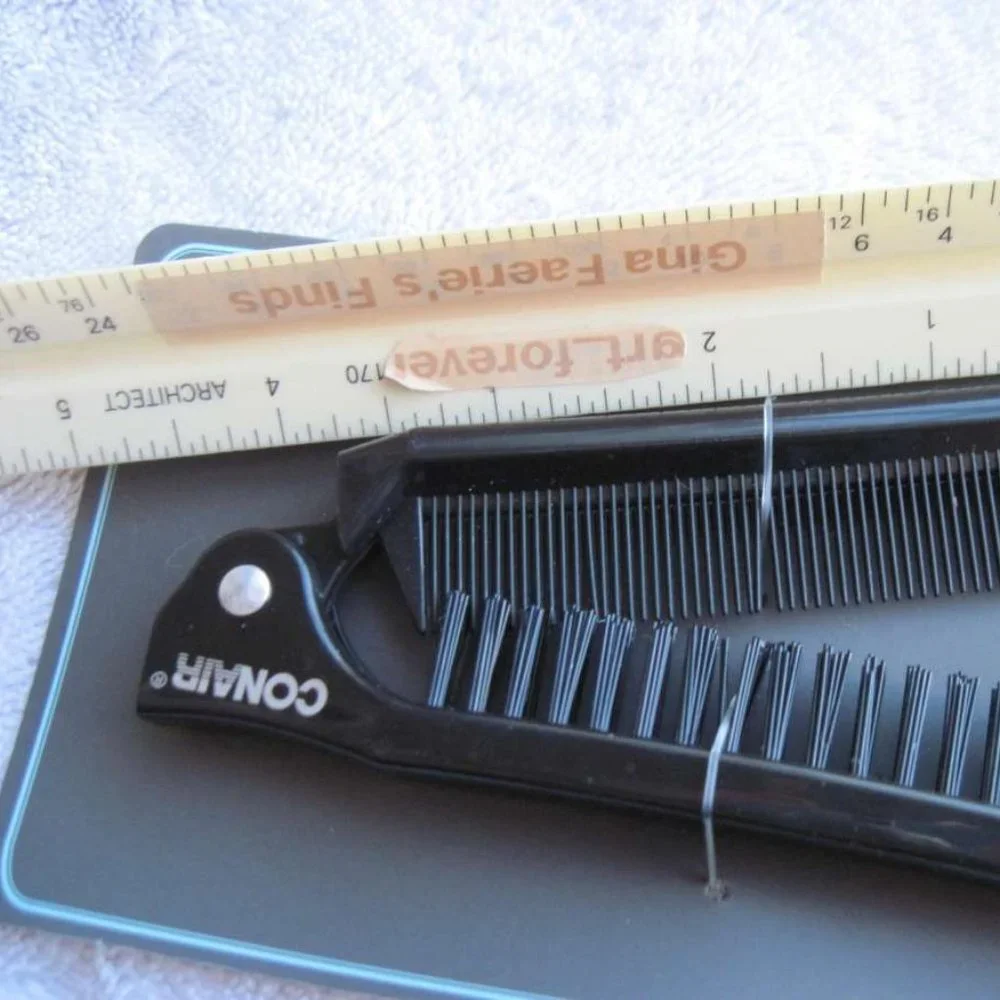Conair Compact Styler Folding Pocket Travel Size Purse Hair Brush Comb On the Go